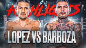 Teofimo Lopez vs. Arnold Barboza Jr